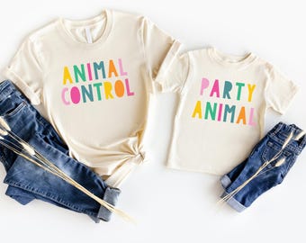 Party Animal Birthday Shirt, Zoo Animals Birthday, Party Animal Shirt, Wild Safari Party Animals Birthday Outfit, Birthday Boy Shirt, Safari