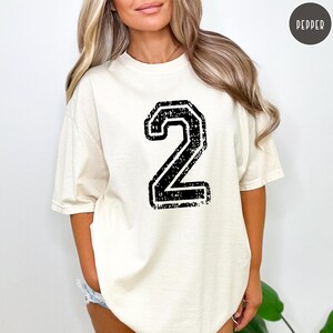 Comfort Colors, Custom Number Shirt, Number Shirt, Your Number Shirt, Custom Sports Number Shirt, Personalized Sports Number Custom Football