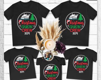 Christmas Cruise Crew 2024 Shirts, Family Christmas Shirt, Christmas Cruising Tee, Christmas Shirt,Cruise Group Tee, Bday Cruise, Xmas Gift