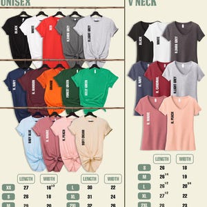a chart showing the sizes of women's t - shirts