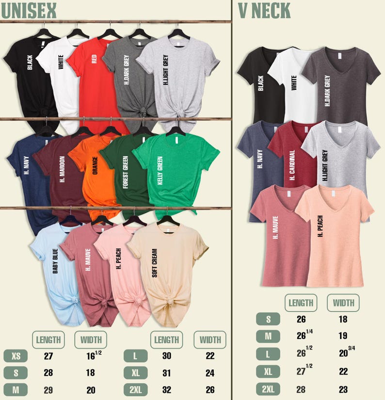 a chart showing the sizes of women's t - shirts