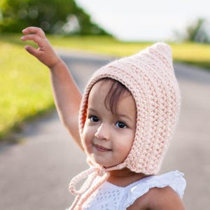 Toddler girl hat 45 colors pixie elf winter bonnet newborn baby - womens sizes crochet fall gnome hat knit light pastel orange peach