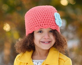 Kleinkind Mädchen Hut 34 Blumenfarben tbaby tbaby tbaby Größe Flapper Beanie personalisierbar personalisierbar