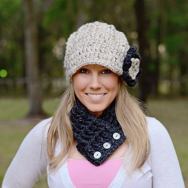 Womens scarf 70 colors chunky crochet button cowl womans knit winter scarves cozy fall accessories autumn knitwear unique gift for her
