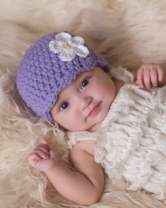 Bonnet bébé fille hiver sale