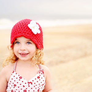 1T to 2T custom toddler girl hat 34 colors crochet flower knit flapper beanie spring fall winter hat personalized gifts clothes & clothing image 3