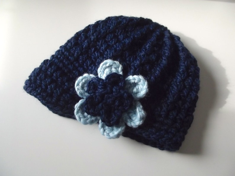 Custom baby girl hat 32 colors 9 to 12 month chunky crochet flower beanie knitwear toddler girl fall winter clothing customize customizable