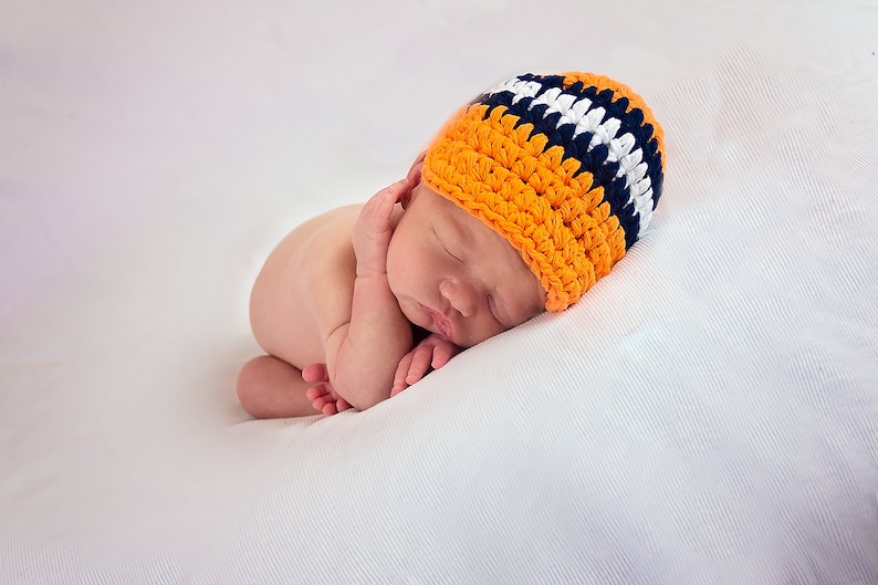 34 colors toddler boy hat custom newborn baby mens sizes crochet striped cap knit visor beanie with stripes personalized gift for him image 6