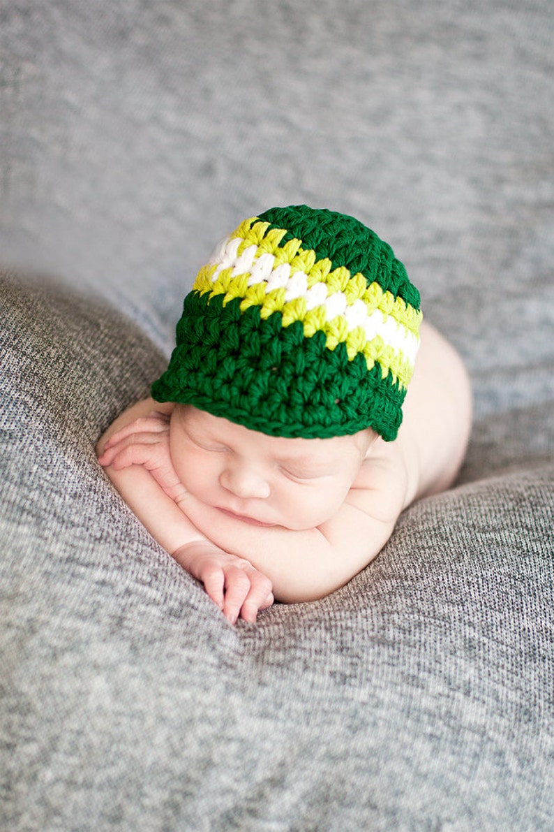 Newborn baby boy hat emerald green lime green white photo props for boys hospital hat unique baby shower gift toddler boy men/'s sizes