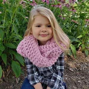 Toddler Scarf 39 Colors Chunky Crochet Circle Cowl Knit Infinity Winter ...