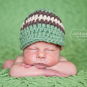 34 colors toddler boy hat custom newborn baby mens sizes crochet striped cap knit visor beanie with stripes personalized gift for him image 8