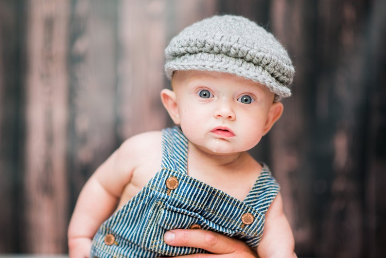 Gray baby boy hat 36 colors toddler boy men's sizes Irish Etsy