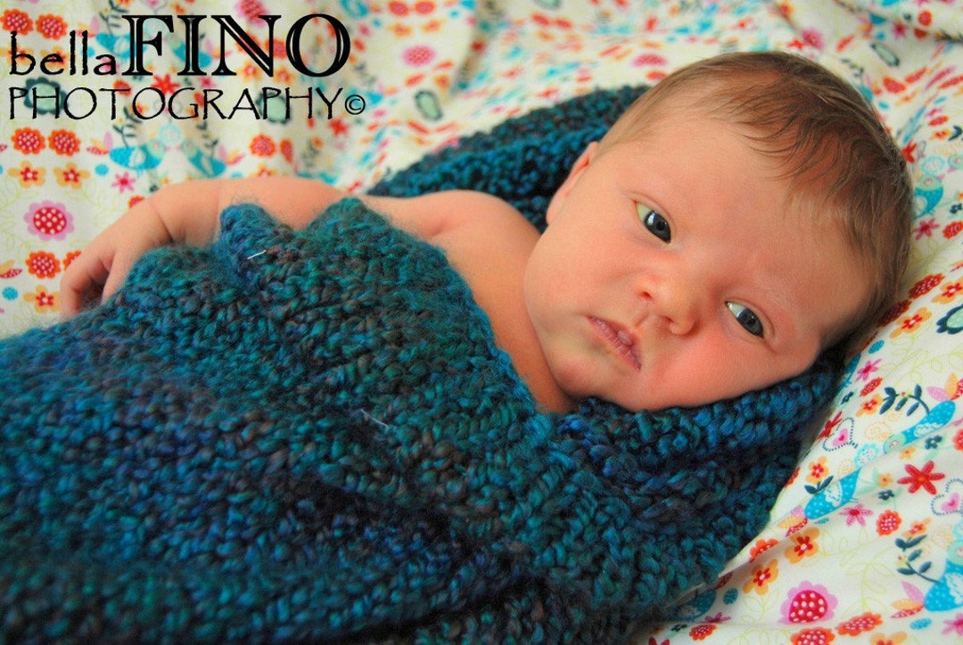 Baby Cocoon and Pod Easy Knitting Pattern -- Two Patterns in One, PDF ...