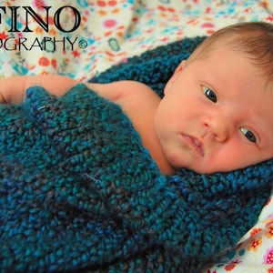 Baby Cocoon and Pod Easy Knitting Pattern -- Two Patterns in One, PDF 101, INSTANT DOWNLOAD