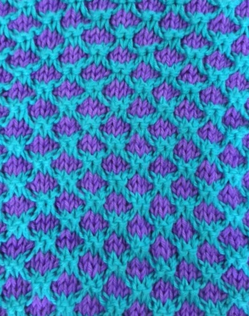 Two-color Mermaid Tail Blanket Knitting Pattern for Children and Adults ...