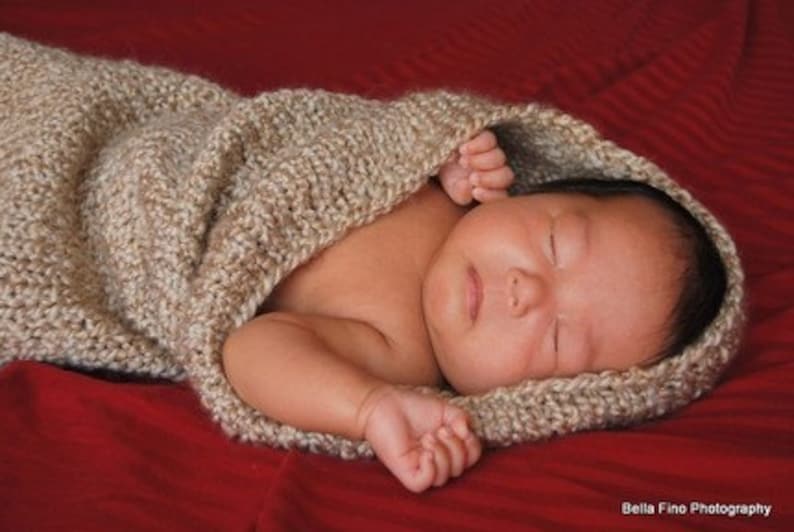 Download Baby Cocoon and Pod Easy Knitting Pattern Two Patterns in | Etsy