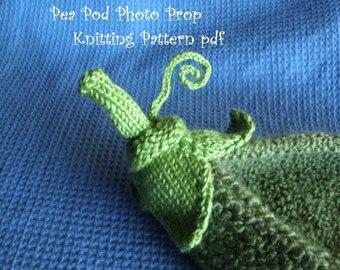 Pea Pod Photo Prop Knitting Pattern for Newborn Photography, PDF 112 -- INSTANT DOWNLOAD -- Over 50,000 patterns sold