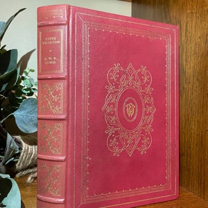 Edith Wharton by R. W. B. Lewis, Franklin Library, Leather Bound Hardcover, Vintage Classic