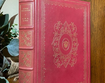 Edith Wharton by R. W. B. Lewis, Franklin Library, Leather Bound Hardcover, Vintage Classic