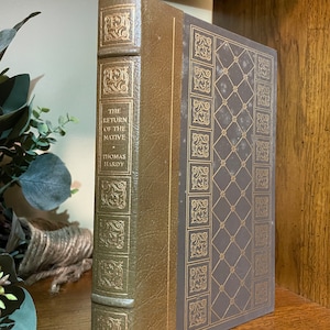The Return of the Native by Thomas Hardy, Illustrated, Franklin Library, Leather Bound Hardcover, Vintage Classic
