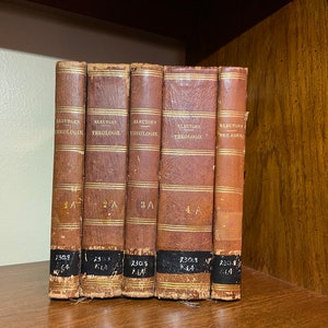 1.Auflage 1853-1870, Die Theologie der Vorzeit von Joseph Kleutgen, Hardcover, Antik