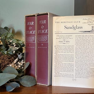 1938 Krieg und Frieden von Leo Tolstoi, Vintage Hardcover Klassische Russische Literatur