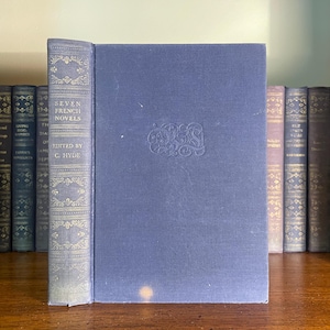 1943, Famous French Novels, Vintage Hardcover Classic, Dumas, France, Daudet, Flaubert, Gautier, Balzac