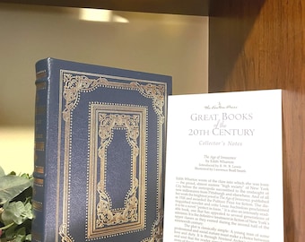 La edad de la inocencia de Edith Wharton, edición de coleccionista, Easton Press, tapa dura clásica de cuero
