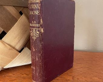 Early 1900s, Lorna Doone by R. D. Blackmore, Leather Bound, Antique Classic