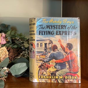 The Hardy Boys Mystery of the Flying Express, Vintage Classic Mystery Hardcover Book