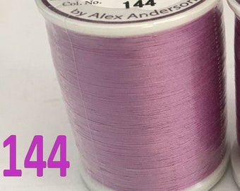 TWO Spools Quilting Thread Soft PURPLEs Masterpiece by Superior Threads, 144  Pinky Purple, Shipping Included