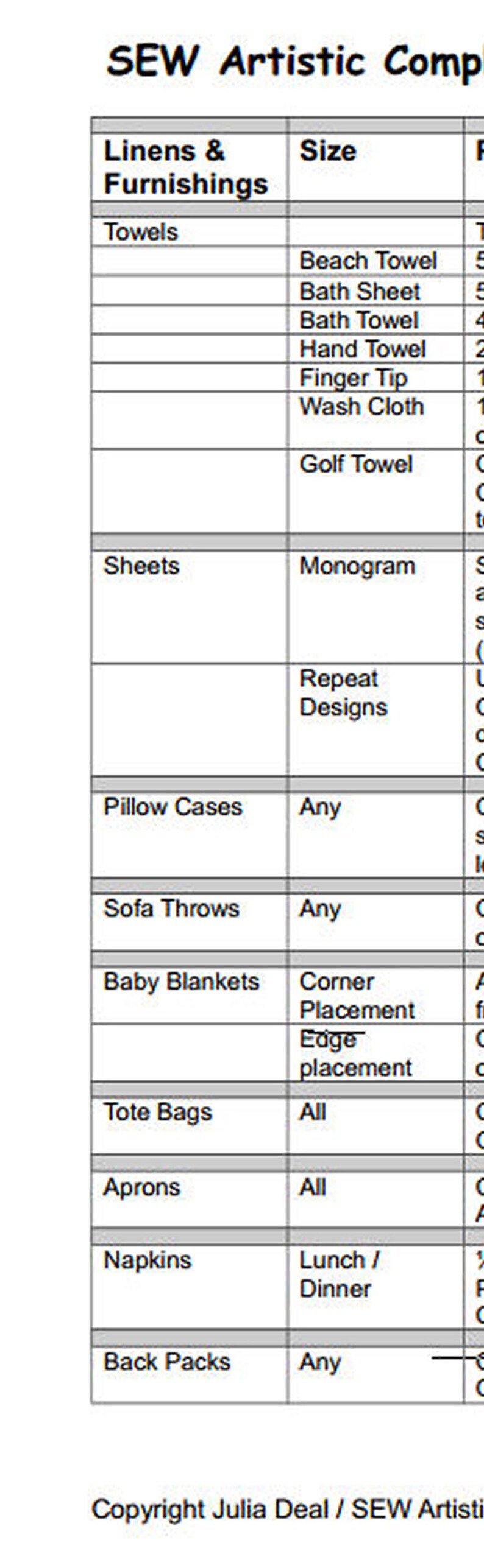 Complete Guide to Embroidery Placement PDF File Instant Etsy