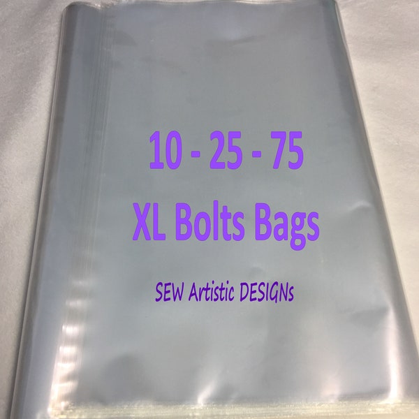 Clear Poly Bags Etsy