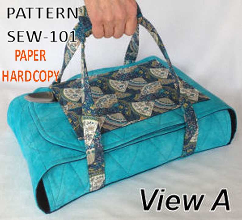 PAPER Pattern Wrap & Go Casserole Carrier Insulated Batting DIY Spoon Pocket Handle for Easy Carry Handle Pot Luck Dish Ship Incl SEW-101H image 1