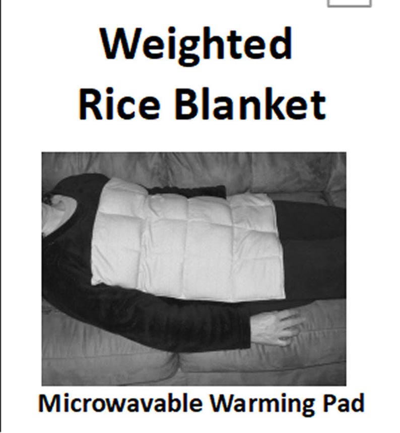 Weighted Rice Blanket EPATTERN Pdf File Etsy