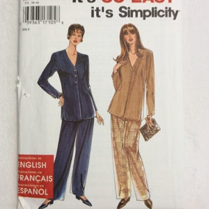 PATTERNS: BURDA 2952 Jacket, McCalls 5529 Nancy Zieman Outfit, New Look 6009 Jacket Simplicity 9193, 9751 Un-used Ship Incl Simpl 9751