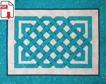 Celtic Weave Quilt Pattern Digital Download