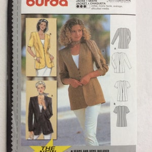 PATTERNS: BURDA 2952 Jacket, McCalls 5529 Nancy Zieman Outfit, New Look 6009 Jacket Simplicity 9193, 9751 Un-used Ship Incl BURDA 2952