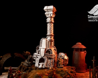 Zwergengeist Würfelturm | Würfelturm für Tabletop Gaming | Dnd | Pfadfinder | Kriegshammer 40k | Brettspiele