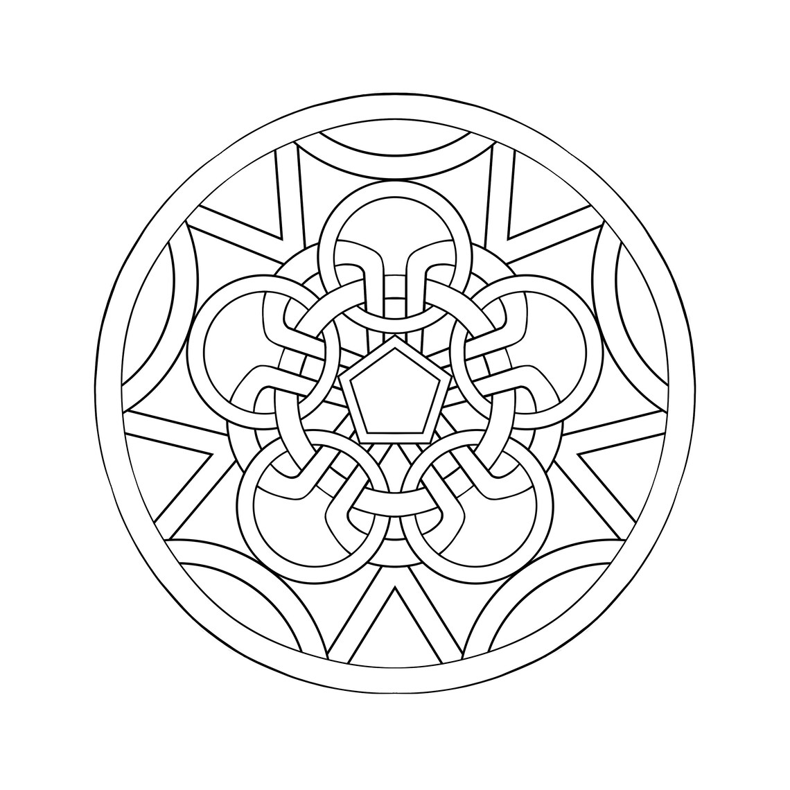 Star Patterns: 20 Adult Coloring Pages - Etsy
