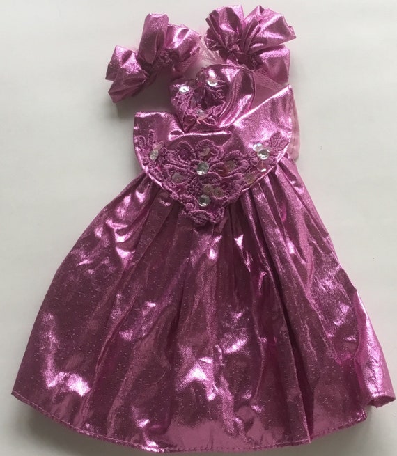 dark pink ball gown