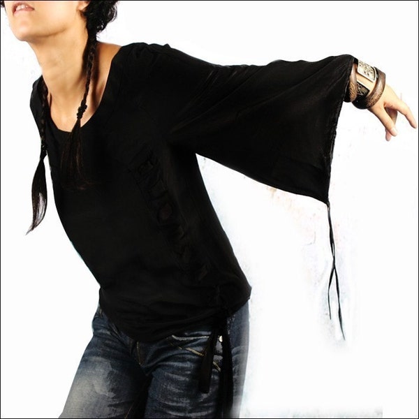 White Moon Light silk blouse (Y1006)