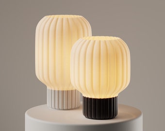 Lumos Lamp: Modern table lamp, bedside lamp, desk lamp. Ambient, cozy, soft light. Unique, original gift for her, him. Made in the UK