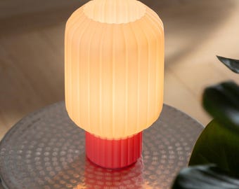 Lumos Lamp: Modern table lamp, bedside lamp, desk lamp. Ambient, cozy, soft light. Unique, original gift for her, him. Made in the UK