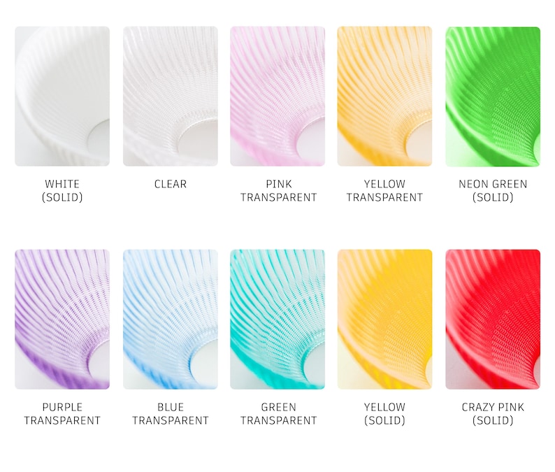 Yoli: Luminária de mesa, cabeceira e escrivaninha moderna. Luz ambiente, original e suave. Disponível em rosa, vermelho, azul, verde, roxo e amarelo, com formato ondulado. Fabricada no Reino Unido. imagem 11