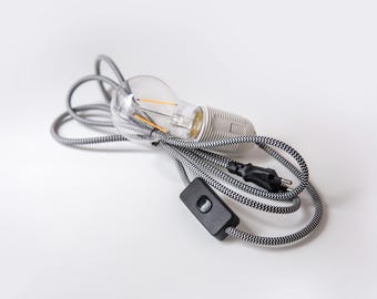 Zestaw do samodzielnego montażu przewodu do lampy – wtyczki UE i USA