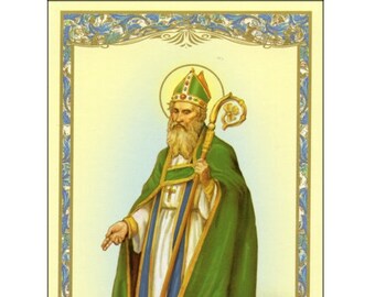 10 St Patrick Holy Cards (Prayer Cards) - Ireland - Irish - Blessing - St Patrick's Day - LAST SET (F-HC)