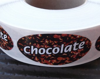 100 Chocolate Labels - Stickers - Give a Box of Chocolates! - Easter - Fun Stuff (DR-033)