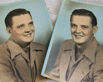 Betty's Boyfriend - Vintage Hand Tinted Photo - You Choose Pose (F-EE)
