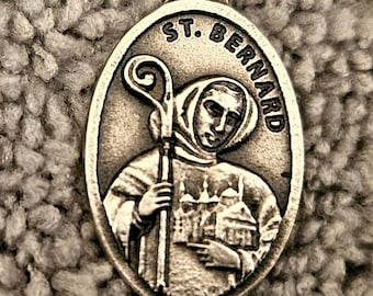 3 St Bernard of Clairvaux Medals - Patron Saint of Beekeepers & Candlemakers (JWL-R)